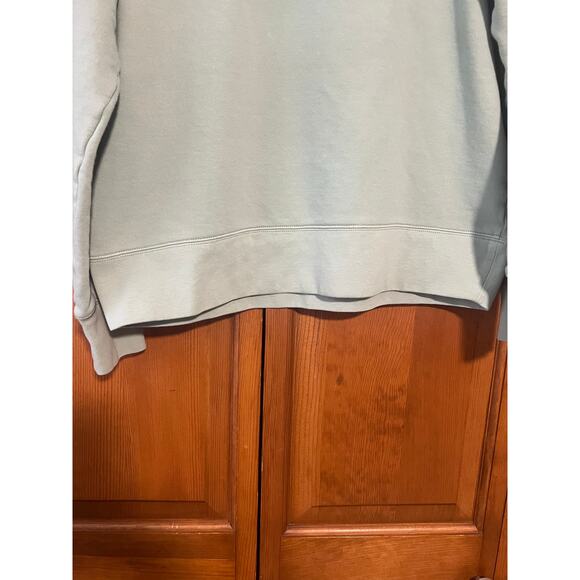 Club Monaco Men’s Tea Lounge Loopback Cotton-Jersey Pullover Sweatshirt Green M - Picture 5 of 9